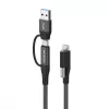 Vivolink PROUSBCMM1.5ADP Kabel USB USB 3.2 Gen 2 (3.1 Gen 2) 1.5 m USB C Czarny