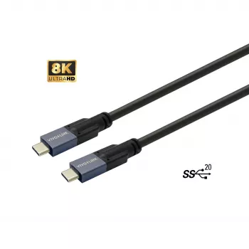 Kabel USB Vivolink PROUSBCMM6 USB 3.2 Gen 2 (3.1 Gen 2) 6 m USB C Czarny