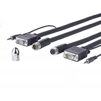 Vivolink PROVGASCW10 kabel VGA 10 m VGA (D-Sub) czarny