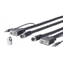 Vivolink PROVGASCW15 kabel VGA 15 m VGA (D-Sub) Czarny