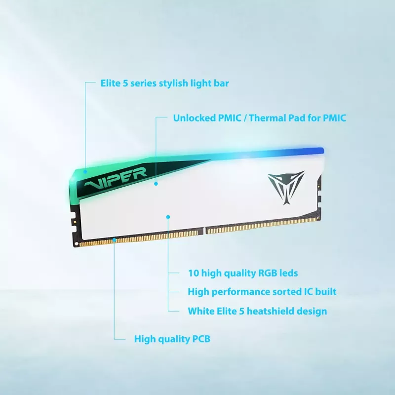 PATRIOT D532GB 7000-38 Viper Elite 5 RGB K2 PVER532G70C38KW (PVER532G70C38KW)