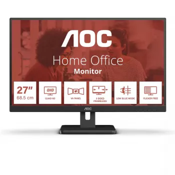 Monitor komputerowy AOC E3 Q27E3UAM 68,6 cm (27 cali) 2560 x 1440 pikseli Quad HD Czarny