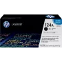 HP 124A Czarny Oryginalny LaserJet kaseta z tonerem