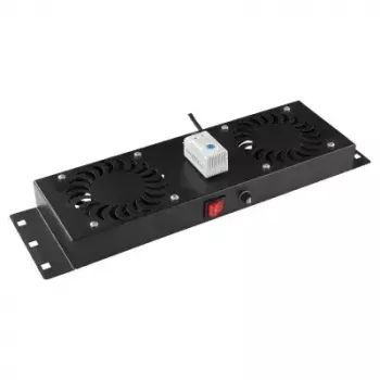Panel wentylatorowy LOGON RAF115BL Czarny 2 wentylatory