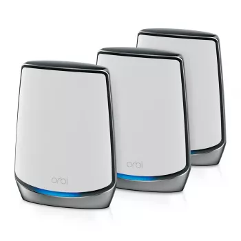 NETGEAR Orbi RBK853 AX6000 WiFi 6 Mesh System Tri-band (2.4 GHz / 5 GHz / 5 GHz) Wi-Fi 6 (802.11ax) Szary 4 Wewnętrzna
