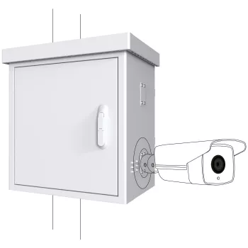 Lanview RCCTV003 szafka rack 0U biała