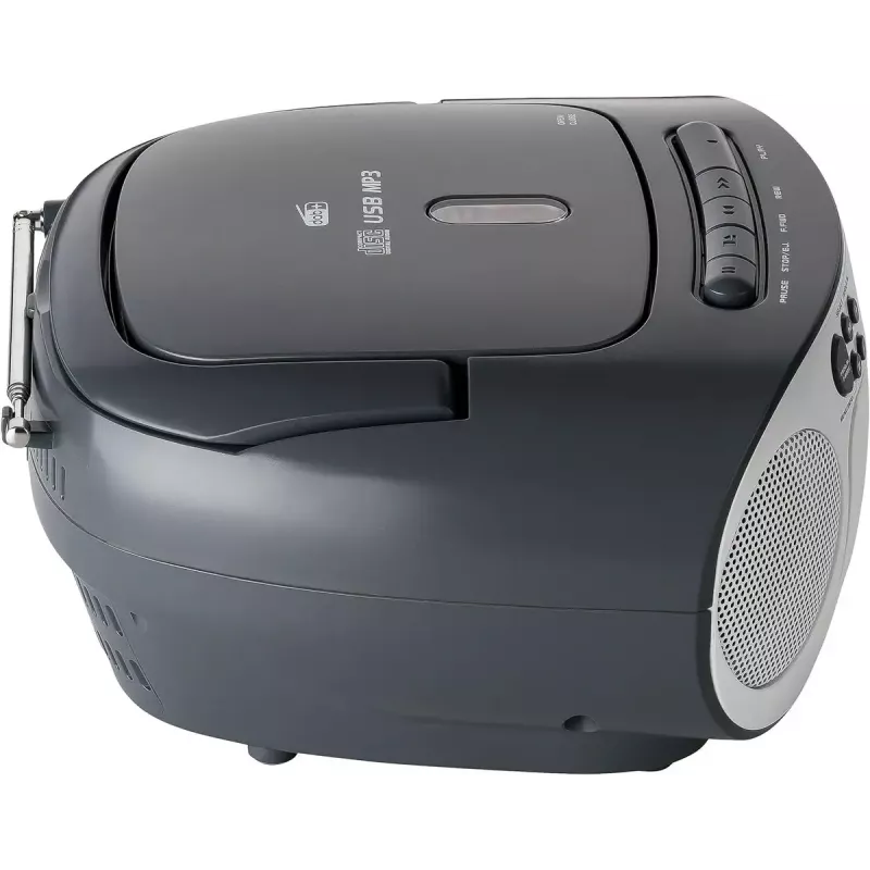 Przenośny boombox Reflexion RCR2260DAB biały/szary z tunerem DAB+/FM i odtwarzaczem CD