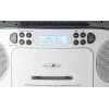 Przenośny boombox Reflexion RCR2260DAB biały/szary z tunerem DAB+/FM i odtwarzaczem CD