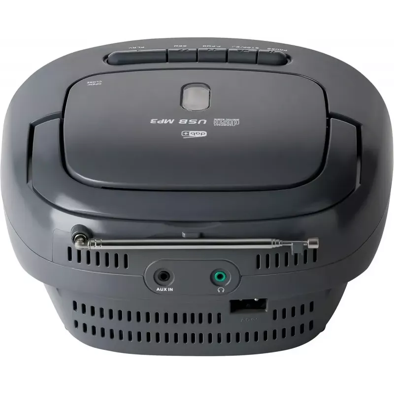 Przenośny boombox Reflexion RCR2260DAB biały/szary z tunerem DAB+/FM i odtwarzaczem CD