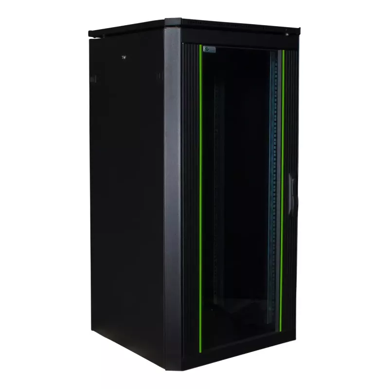 Wolnostojący stelaż LOGON RDL22U66BL 22U Czarny 600 kg udźwig