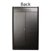 Wolnostojąca szafa rack LOGON RDL26U88BL 26U Czarna o udźwigu 600 kg