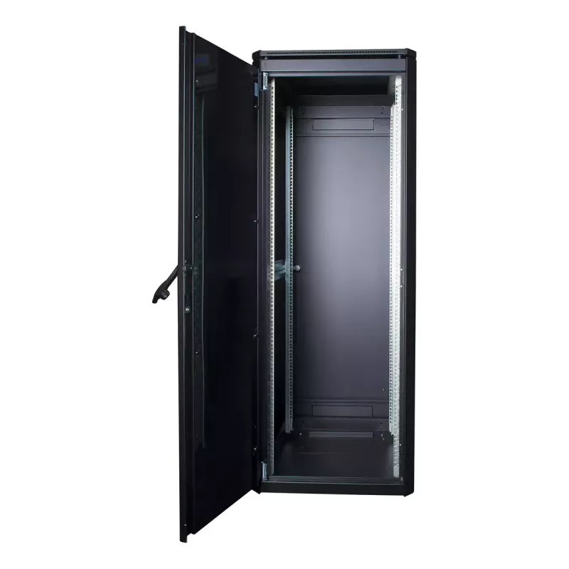Szafa wolnostojąca LOGON RDL32U68BL 32U, udźwig 600 kg, czarna