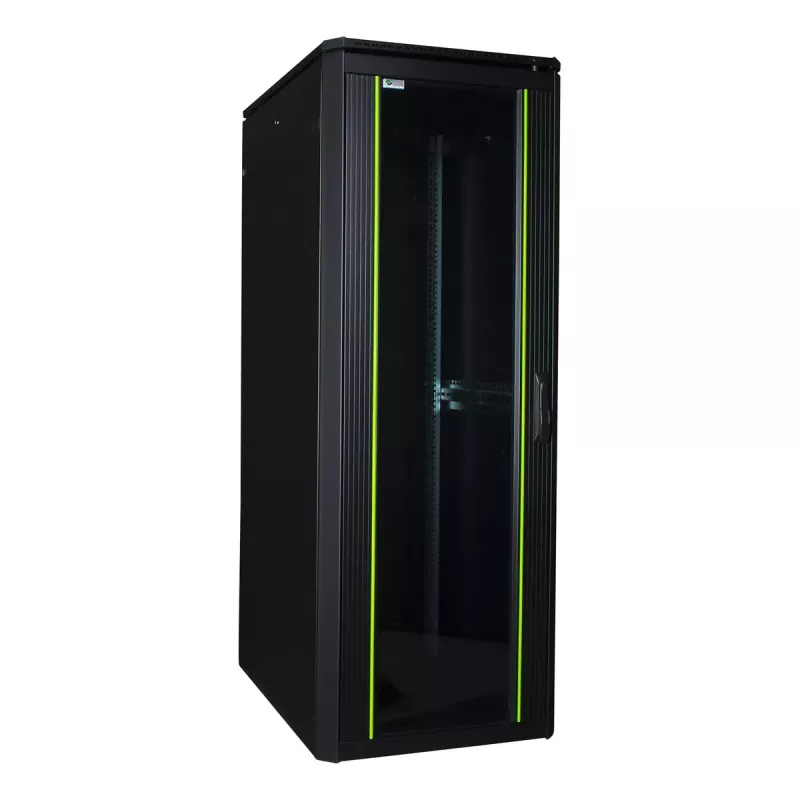 Szafa wolnostojąca LOGON RDL32U68BL 32U, udźwig 600 kg, czarna