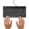 R-Go Tools Ergonomic keyboard R-Go Compact Break, kompaktowa klawiatura z oprogramowaniem Break, QWERTZ (DE), przewodowa, czarna