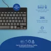 R-Go Tools Ergonomic keyboard R-Go Compact Break, kompaktowa klawiatura z oprogramowaniem Break, QWERTZ (DE), przewodowa, czarna