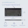 R-Go Tools Ergonomic keyboard R-Go Compact Break, kompaktowa klawiatura z oprogramowaniem Break, QWERTZ (DE), przewodowa, czarna