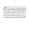 Ergonomiczna klawiatura R-Go Tools R-Go Compact Break, kompaktowa klawiatura z oprogramowaniem do przerw, QWERTZ (DE), przewodowa, biała