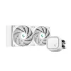 Chłodzenie cieczą typu all-in-one DeepCool LE520 WH — wentylator 120 mm, 220 W TDP, biały, obsługa LGA 1150/1151/1155/1200/1700 i AM4/AM5