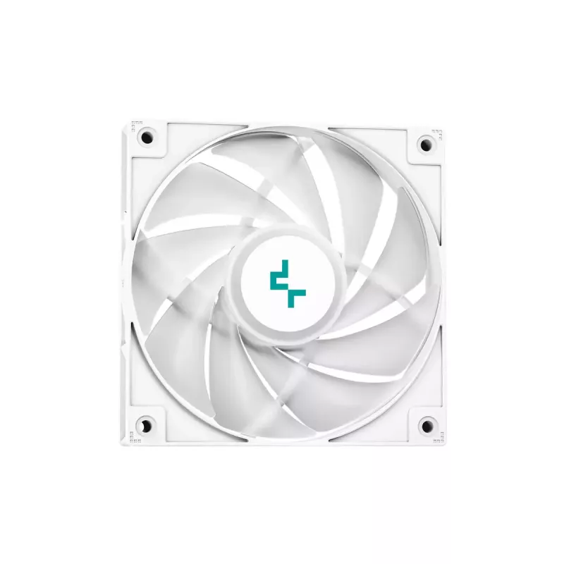 Chłodzenie cieczą typu all-in-one DeepCool LE520 WH — wentylator 120 mm, 220 W TDP, biały, obsługa LGA 1150/1151/1155/1200/1700 i AM4/AM5