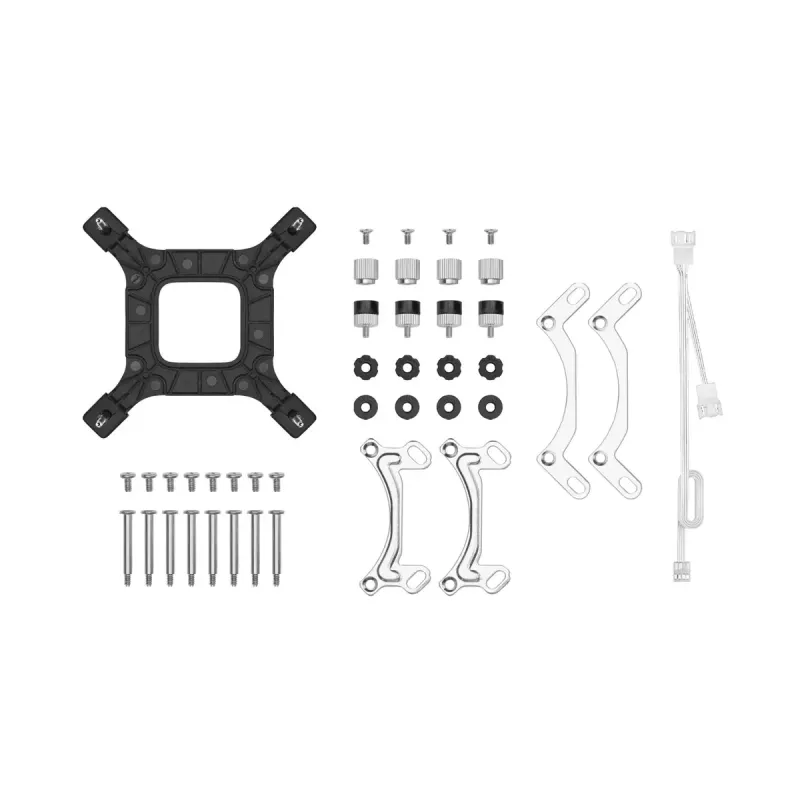 Chłodzenie cieczą typu all-in-one DeepCool LE520 WH — wentylator 120 mm, 220 W TDP, biały, obsługa LGA 1150/1151/1155/1200/1700 i AM4/AM5