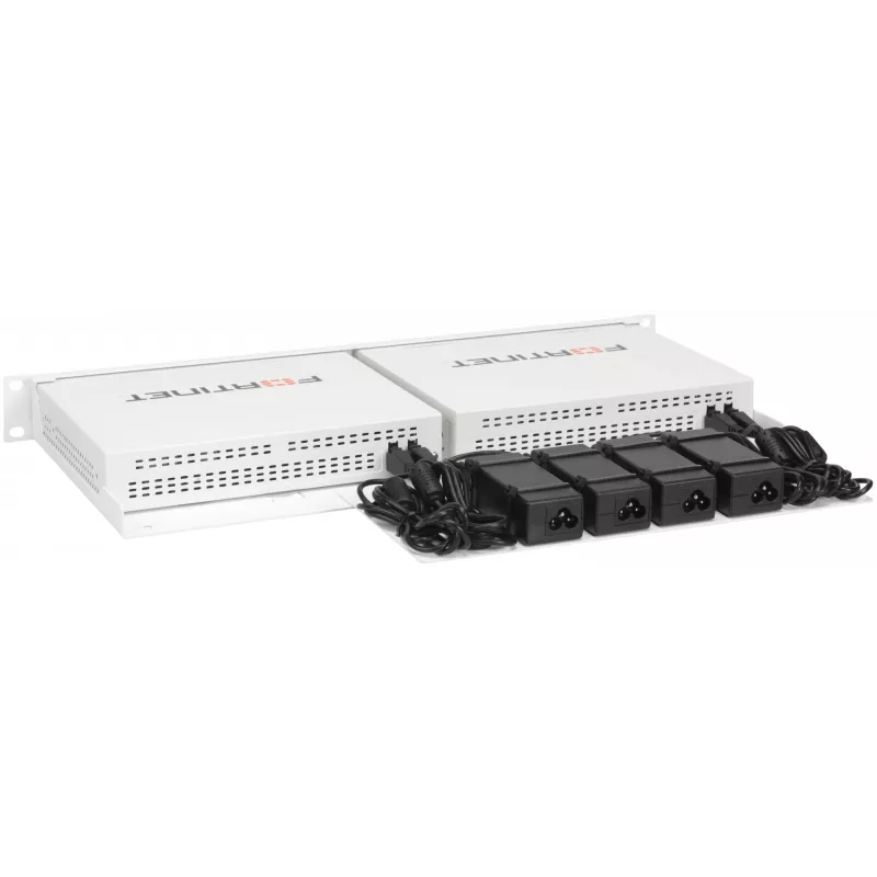 Uchwyt montażowy Rackmount.IT RM-FR-T20 1U Biały 482 mm