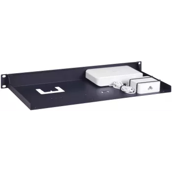 Zestaw montażowy Rackmount.IT RM-UB-T4 1U niebieski metaliczny szerokość 482 mm głębokość 217 mm