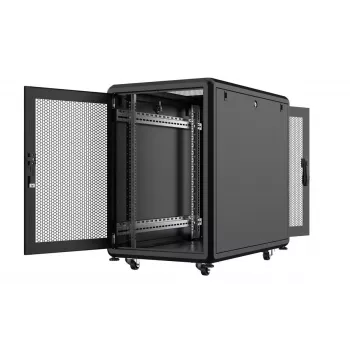 Szafa rack Lanview RSL16U61BL 16U czarna 600 kg IP20