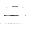 StarTech.com Kabel USB na Lightning 1 m (3 stopy), z certyfikatem MFi, kabel spiralny do iPhone’a, czarny, wytrzymała powłoka TPE z włóknem aramidowym, wytrzymały kabel spiralny Lightning