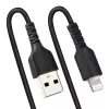 StarTech.com Kabel USB na Lightning 1 m (3 stopy), z certyfikatem MFi, kabel spiralny do iPhone’a, czarny, wytrzymała powłoka TPE z włóknem aramidowym, wytrzymały kabel spiralny Lightning