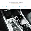 StarTech.com Kabel USB na Lightning 1 m (3 stopy), z certyfikatem MFi, kabel spiralny do iPhone’a, czarny, wytrzymała powłoka TPE z włóknem aramidowym, wytrzymały kabel spiralny Lightning