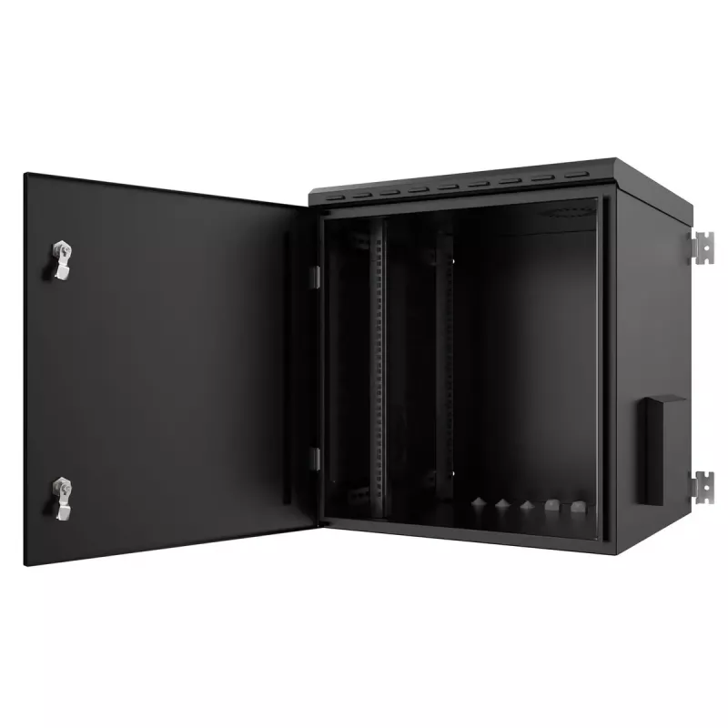 Szafa rack Lanview RWMIP55W12U60B 12U Czarna IP55