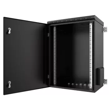 Szafa Rack Lanview RWMIP55W16U45B 16U Czarna IP55 38kg