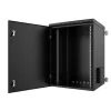 Szafka rack Lanview RWMIP55W16U60B 16U IP55 czarna 46 kg