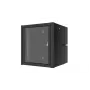 Lanview RWP12U45BL-D szafa rack 12U Szafa naścienna Czarna