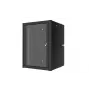 Lanview RWP16U45BL-D szafa rack 16U Szafa rack naścienna Czarny