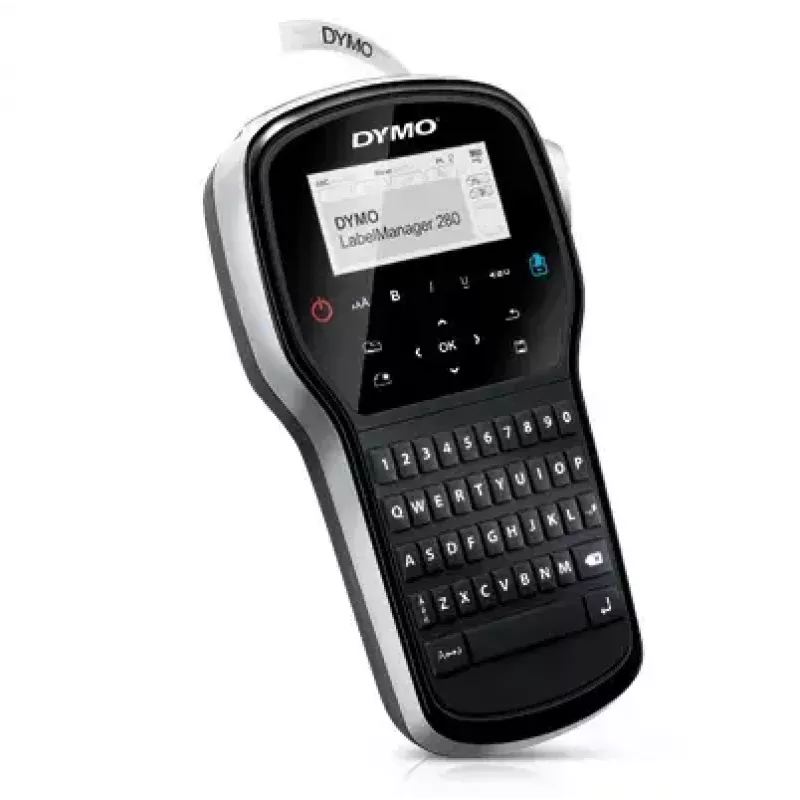 Drukarka etykiet Dymo LabelManager 280 — termotransferowa, taśmy D1 6/9/12 mm, akumulatorowa, LCD, QWERTY