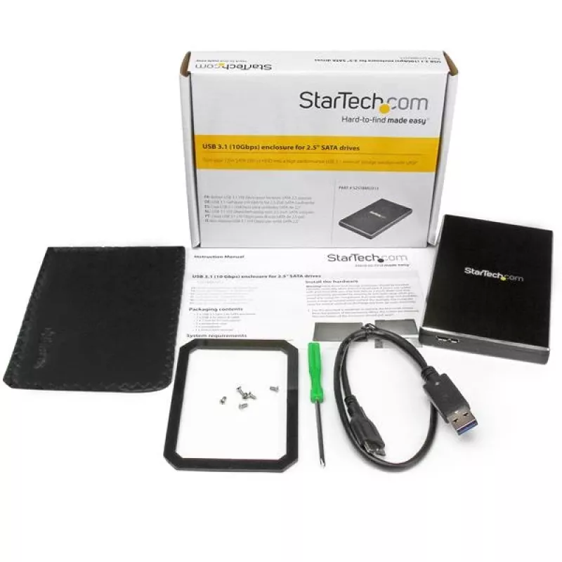 StarTech.com Obudowa USB 3.1 (10 Gb/s) dla dysków SATA 2,5”