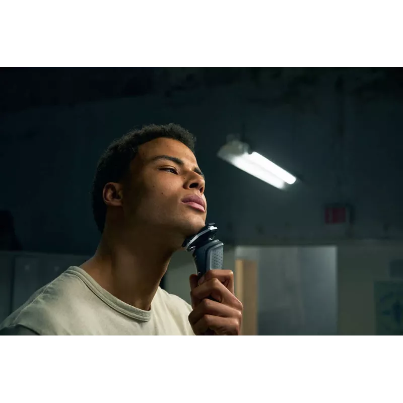 Elektryczna golarka rotacyjna Philips Series 5000 S5898/35 — 3-głowicowa, mokra i sucha, ostrza SteelPrecision, 60 min pracy bezprzewodowej