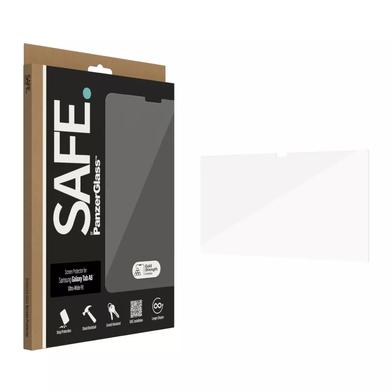 Szkło ochronne PanzerGlass SAFE. do Samsung Galaxy Tab A8 Ultra-Wide Fit