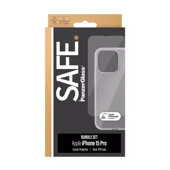 PanzerGlass SAFE. by ® 2-w-1 Pakiet iPhone 15 Pro