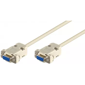 Microconnect SCSENN3N kabel szeregowy Biały 3 m DB9