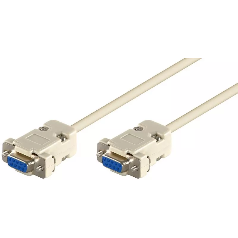 Microconnect SCSENN3N kabel szeregowy Biały 3 m DB9