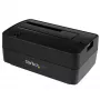 StarTech.com Stacja dokująca do dysków twardych SATA z pojedynczą wnęką USB 3.1 / eSATA, stacja dokująca USB 3.1 (10 Gb/s), zewnętrzna stacja dokująca do dysków SATA III HDD/SSD 2,5/3,5 inch, wnęka na dysk twardy ładowana od góry