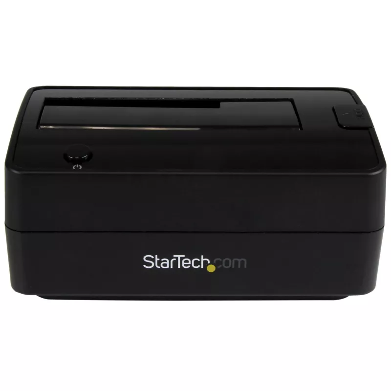 StarTech.com Stacja dokująca do dysków twardych SATA z pojedynczą wnęką USB 3.1 / eSATA, stacja dokująca USB 3.1 (10 Gb/s), zewnętrzna stacja dokująca do dysków SATA III HDD/SSD 2,5/3,5 inch, wnęka na dysk twardy ładowana od góry