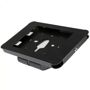 StarTech.com Bezpieczny stojak na tablet - mocowanie do biurka lub ściany, czarny, 24,6 cm (9,7 cala), iPad 9,7 cala, stal, 1,3 cm, klucz