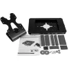 StarTech.com Bezpieczny stojak na tablet - mocowanie do biurka lub ściany, czarny, 24,6 cm (9,7 cala), iPad 9,7 cala, stal, 1,3 cm, klucz