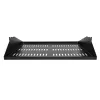StarTech.com 2U Server Rack Shelf, Center Mounted Universal Vented Rackmount Cantilever Tray for 19 inch sieciowy Equipment Rack, Heavy Duty Steel, 200lb Capacity, 14 inch Deep, Czarny