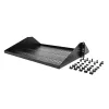 StarTech.com 2U Server Rack Shelf, Center Mounted Universal Vented Rackmount Cantilever Tray for 19 inch sieciowy Equipment Rack, Heavy Duty Steel, 200lb Capacity, 14 inch Deep, Czarny