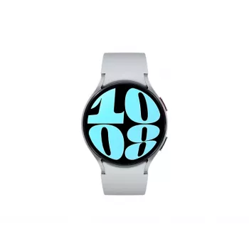 Samsung Galaxy Watch6 SM-R940NZSADBT smartwatch / zegarek sportowy 3,81 cm (1,5 cala) OLED 44 mm Cyfrowy 480 x 480 pikseli Ekran dotykowy Srebrny Wi-Fi GPS (satelita)