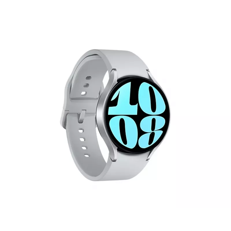 Samsung Galaxy Watch6 SM-R940NZSADBT smartwatch / zegarek sportowy 3,81 cm (1,5 cala) OLED 44 mm Cyfrowy 480 x 480 pikseli Ekran dotykowy Srebrny Wi-Fi GPS (satelita)